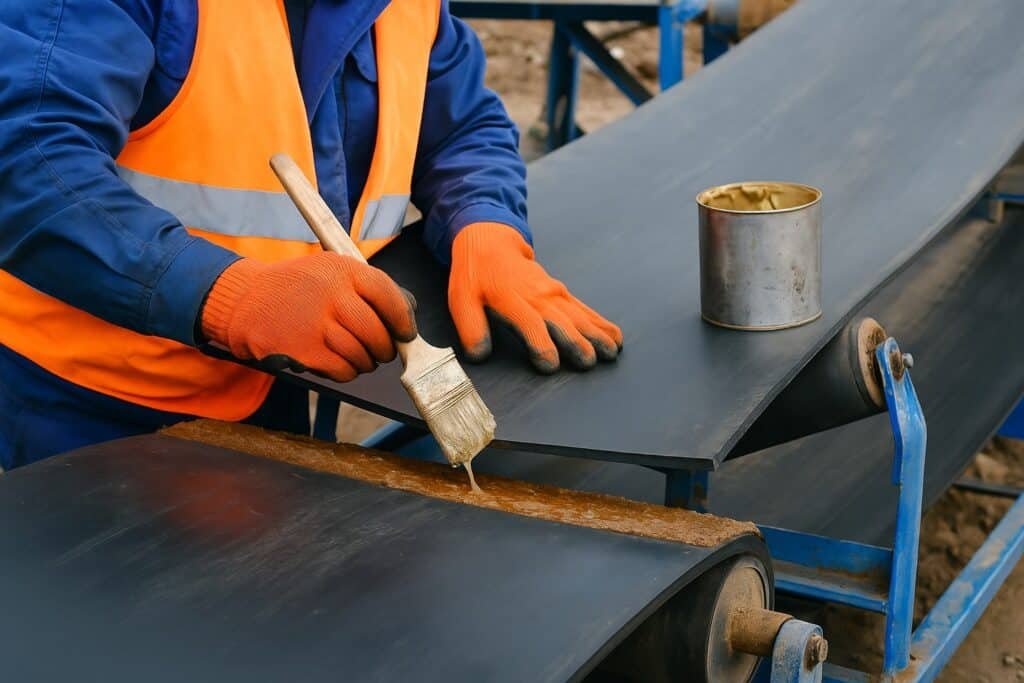 Collage à Chaud et à Froid de Bande Transporteuse